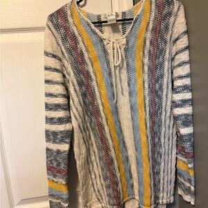 Women's Multicolor Striped Sweater